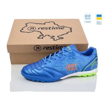 Футбольне взуття чоловіче "Restime" DM024405-1 royal, (р.р. 41-45), Україна, від 8 шт.
