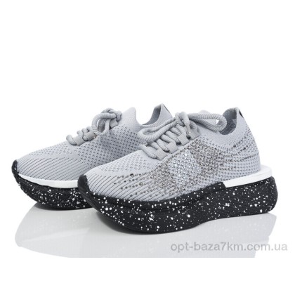 Кроссовки женские "Violeta" 197-180 grey, (р.р. 36-40), Китай, от 8 шт. Кроссовки женские "Violeta" 197-180 grey, (р.р. 36-40), Китай, от 8 шт.