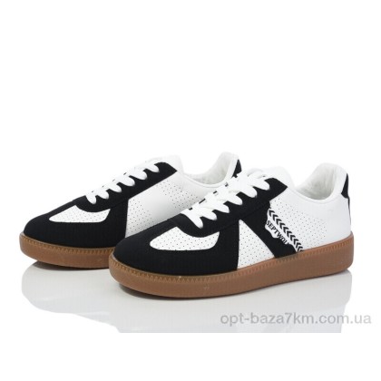 Кроссовки женские "Violeta" 20-1073-1 white-black, (р.р. 36-41), Китай, от 8 шт.