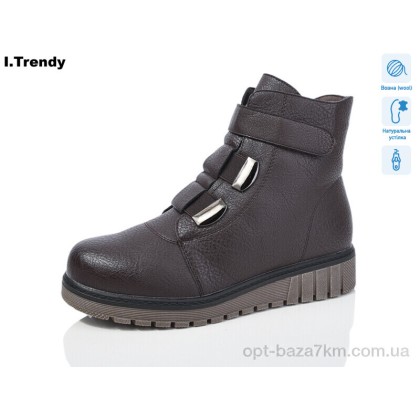 Ботинки женские "Trendy" C917-5, (р.р. 37-42), Китай, от 6 шт. Ботинки женские "Trendy" C917-5, (р.р. 37-42), Китай, от 6 шт.