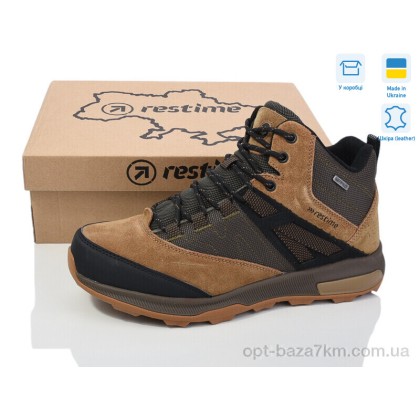 Ботинки мужские "Restime" EMZ24361 brown, (р.р. 41-45), Украина, от 8 шт. Ботинки мужские "Restime" EMZ24361 brown, (р.р. 41-45), Украина, от 8 шт.
