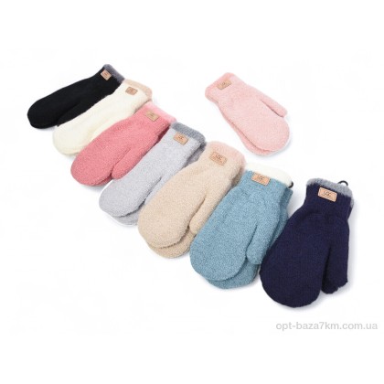 Рукавички жіночі "Королева" 7225 mix, (р.р. One size), Китай, від 12 шт.