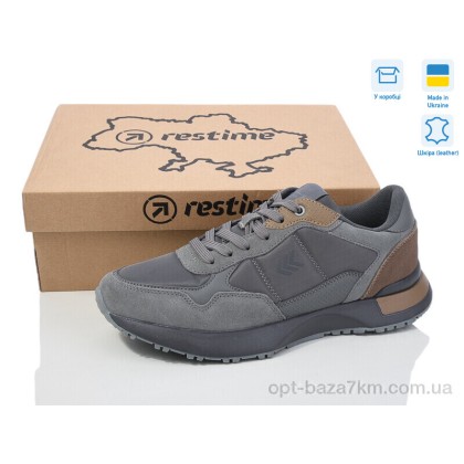 Кроссовки мужские "Restime" JM024369 grey, (р.р. 41-45), Украина, от 8 шт. Кроссовки мужские "Restime" JM024369 grey, (р.р. 41-45), Украина, от 8 шт.