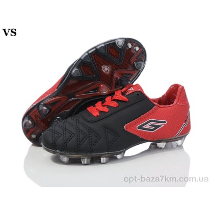 Футбольная обувь детская "VS" Crampon 022 black, (р.р. 31-35), Китай, от 8 шт. Футбольная обувь детская "VS" Crampon 022 black, (р.р. 31-35), Китай, от 8 шт.
