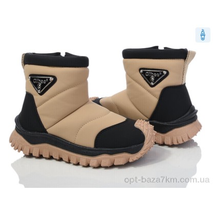 Ботинки детские "Цветик" HB549 d.beige, (р.р. 27-32), Китай, от 6 шт.