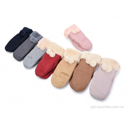 Рукавички жіночі "Королева" G7831 mix, (р.р. One size), Китай, від 12 шт.