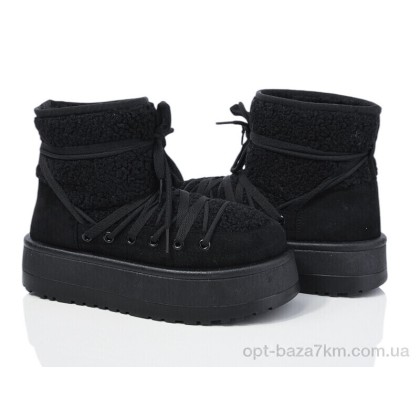 Угги женские "Violeta" 20-1063-1 black, (р.р. 36-41), Китай, от 8 шт.
