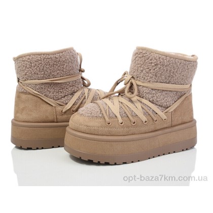 Угги женские "Violeta" 20-1063-2 khaki, (р.р. 36-41), Китай, от 8 шт.