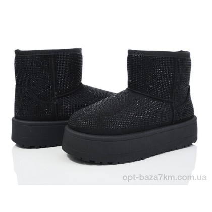 Угги женские "Violeta" 20-1058-1 black, (р.р. 36-41), Китай, от 8 шт.