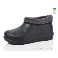 Галоши женские "Lot Shoes" Галош квітка чорний, (р.р. 38-42), Украина, от 8 шт.