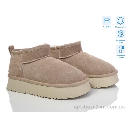 Угги женские "Violeta" M6118-4 khaki, (р.р. 36-41), Китай, от 8 шт.