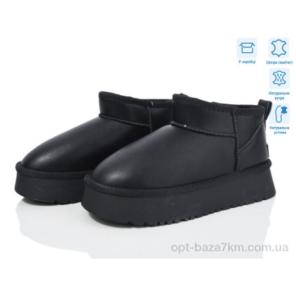 Угги женские "Violeta" M6119-1 black, (р.р. 36-40), Китай, от 8 шт.