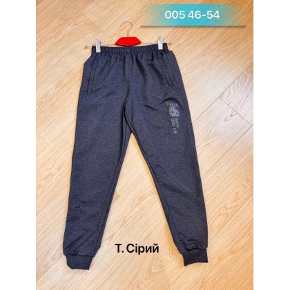 Спортивні брюки "NK" 005 т.сірий, (р.р. 46-54), Україна, от 5 шт